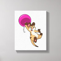 Meerkat mit Balloon