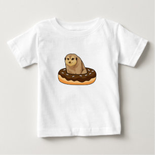 Meerkat mit Donut Baby T-shirt