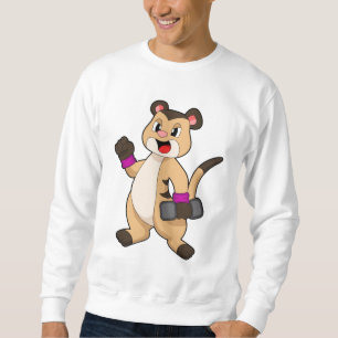 Meerkat mit Dumbell Sweatshirt