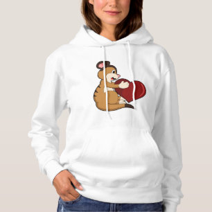Meerkat mit Herz Hoodie