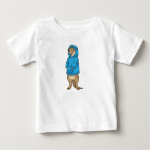Meerkat mit Hoodie Baby T-shirt