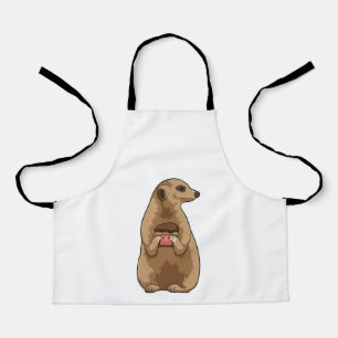 Meerkat mit Muffin Schürze