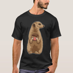 Meerkat mit Muffin T-Shirt
