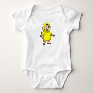 Meerkat mit Raincoat Baby Strampler