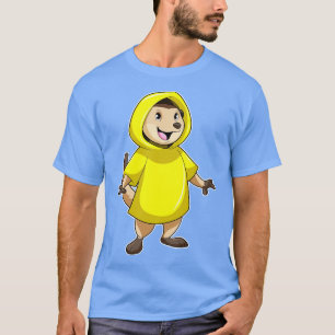Meerkat mit Raincoat T-Shirt