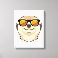 Meerkat mit Sonnenbrille