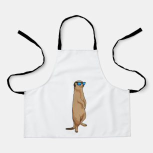 Meerkat mit Sonnenbrille Schürze