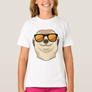 Meerkat mit Sonnenbrille T-Shirt