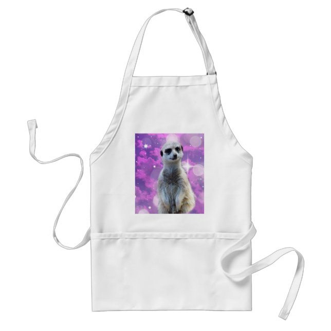 Meerkat mit Sparkle Schürze (Vorne)