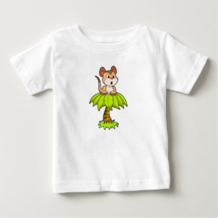 Meerkat mit Tree Baby T-shirt