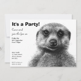 Meerkat Party Einladung