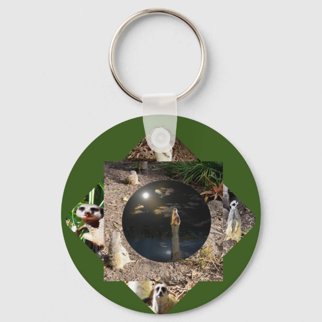Meerkat Polyscope, Keyring Schlüsselanhänger (Vorderseite)