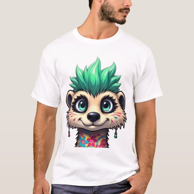 Meerkat Rebel T-Shirt (Vorderseite)