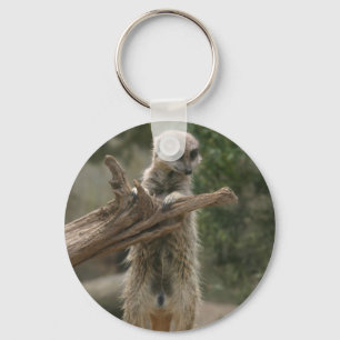 Meerkat Stehend Schlüsselanhänger