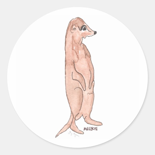 Meerkat Sticker (Vorderseite)