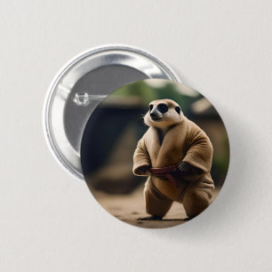 Meerkat Sumo Wrestler, Button