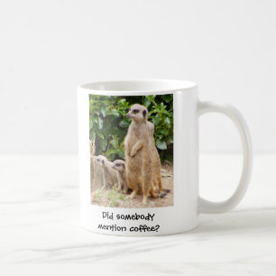 Meerkat Tasse jemand Erwähnungskaffee