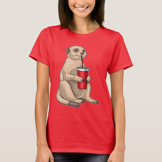 Meerkat-Tasse T-Shirt (Vorderseite)