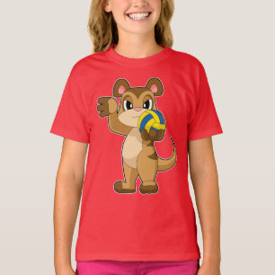 Meerkat Volleyball-Spieler Volleyball T-Shirt