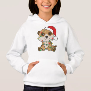 Meerkat Weihnachten Winter Tiere Urlaub Meerkats Hoodie