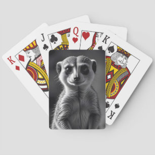 Meerkat Wildlife Majestic Nature Life Wallpaper Spielkarten
