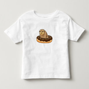 Meerkat with Donut Kleinkind T-shirt