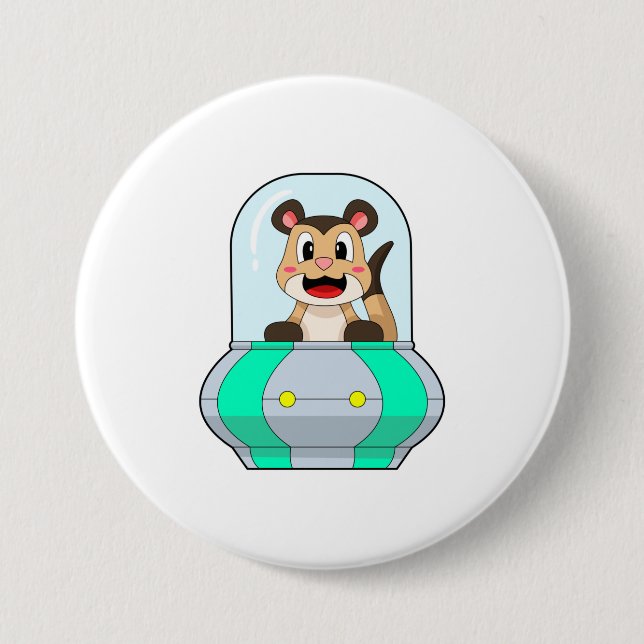 Meerkat with Submarine Button (Vorderseite)