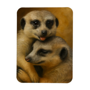 Meerkat-Zuneigung Magnet