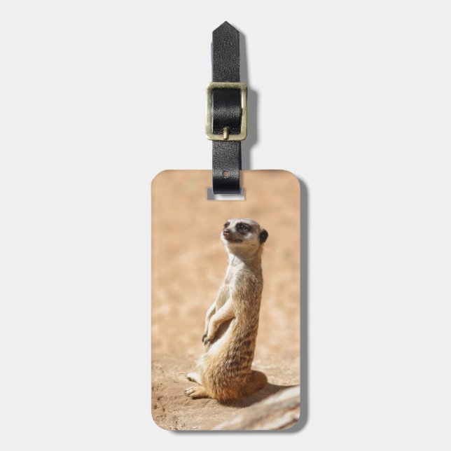 Meerkats sind cool gepäckanhänger (Vorderseite vertikal)