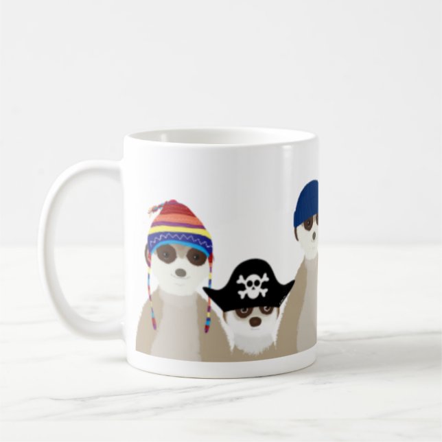 Meerkats-Tasse Kaffeetasse (Links)