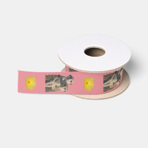 Meerkats umarmen - Satin-Geschenk-Band Satinband