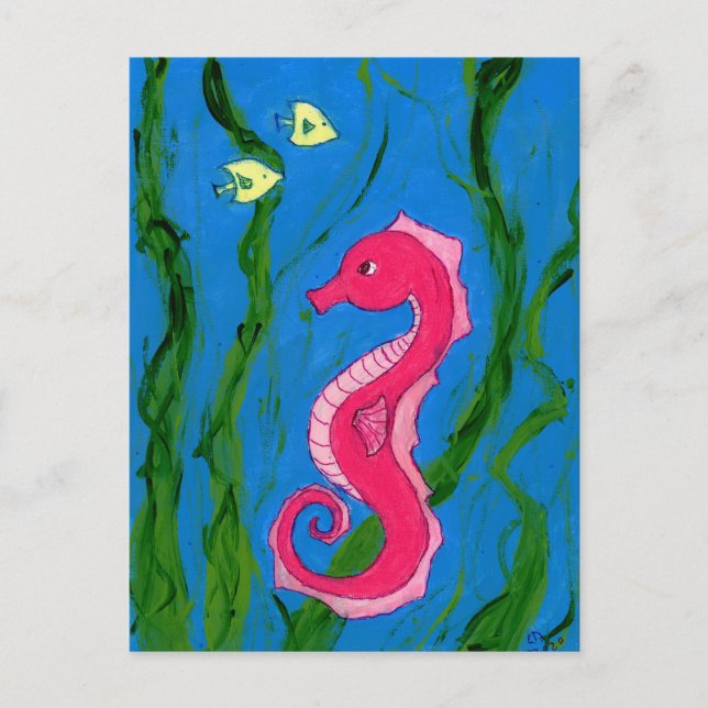 Meerpferd Postkarte (Vorderseite)