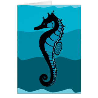 Meerpferd, Waves of Aqua, Ocean blue print