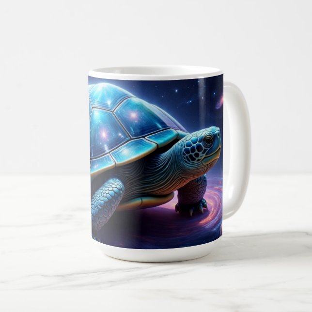 Meerschildkröte Kaffeetasse (VorderseiteRechts)