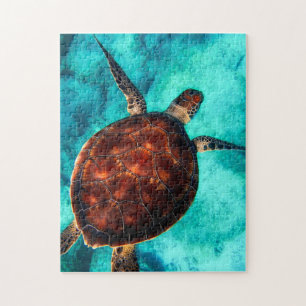 Meerschildkröte-Puzzle