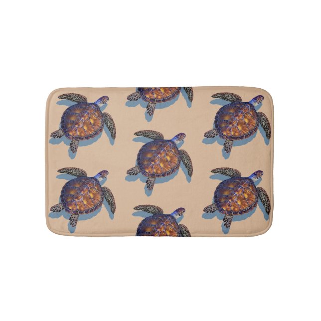 Meerschildkrötenmatte Badematte (Vorderseite)