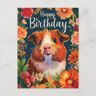 Meerschweinchen Alles Gute zum Geburtstag Postkarte