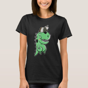 Meerschweinchen auf Dinosaurier Meerschweinchen T-Shirt