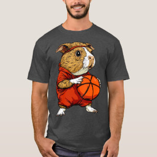 Meerschweinchen Basketball / Basketballspieler Mee T-Shirt