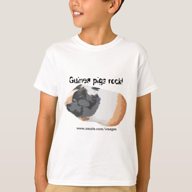 Meerschweinchen-Bild T-Shirt (Vorderseite)