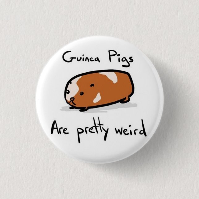 Meerschweinchen Button (Vorderseite)