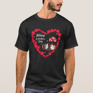 Meerschweinchen Froher Valentinstag Herzballons T-Shirt