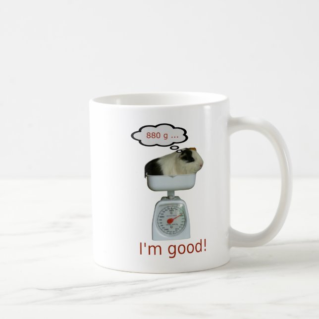 Meerschweinchen-Gesundheit Kaffeetasse (Rechts)