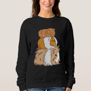 Meerschweinchen Grafik Meerschweinchen Besitzer Ha Sweatshirt