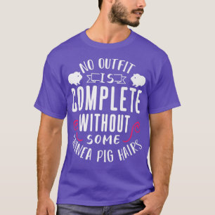 Meerschweinchen Haare Design für Nagetierliebhaber T-Shirt