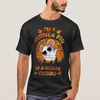 Meerschweinchen-Halloween-Kostüm für Menschen T-Shirt