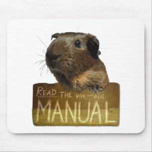 Meerschweinchen-Handbuch Mousepad