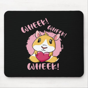 Meerschweinchen-Herz-Quieken Süßer Baby-Tierlieb Mousepad