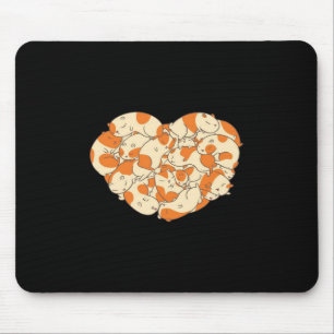 Meerschweinchen-Herzliebe Süßes Baby-Meerschwein Mousepad