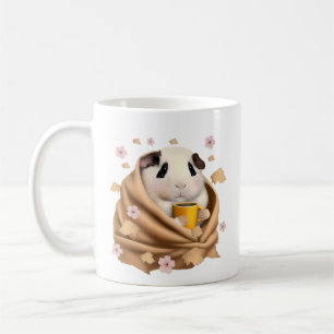 Meerschweinchen In Einem Handtuch, Herbst, Meersch Kaffeetasse